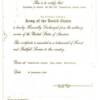 Dad's Discharge papers from the U.S. Army -  December, 1945, Camp Beale, Calif. (1 of 2 pages)